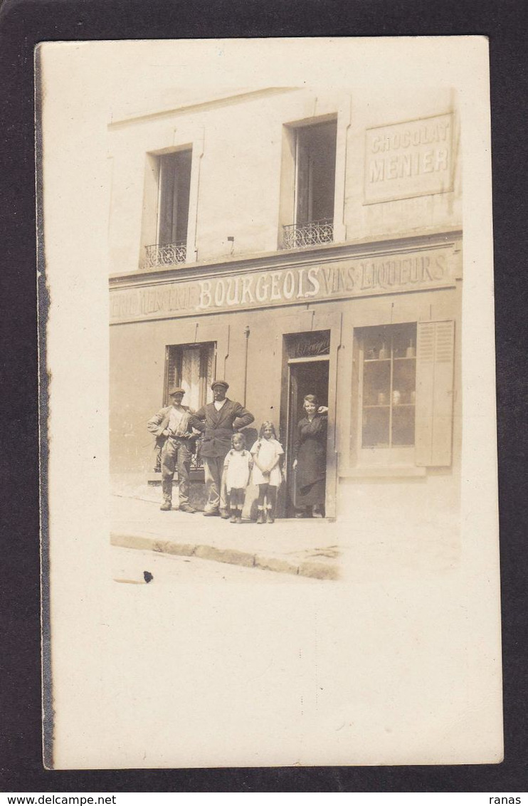 CPA à Identifier Carte Photo Non Circulé Commerce Shop Devanture Magasin - Zu Identifizieren