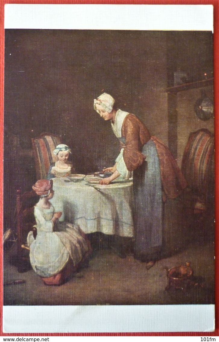 CHARDIN - LE BENEDICITE - Vor 1900