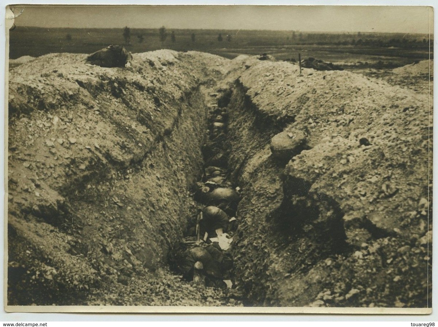 Guerre 14-18. 1WW. Militaria. Cadavres Allemands à L'ouvrage De Wagram. Tranchée. - Guerre, Militaire