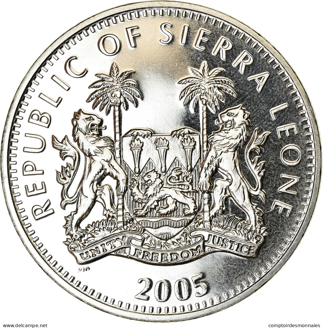 Monnaie, Sierra Leone, Dollar, 2005, British Royal Mint, Bataille D'Angleterre - Sierra Leona