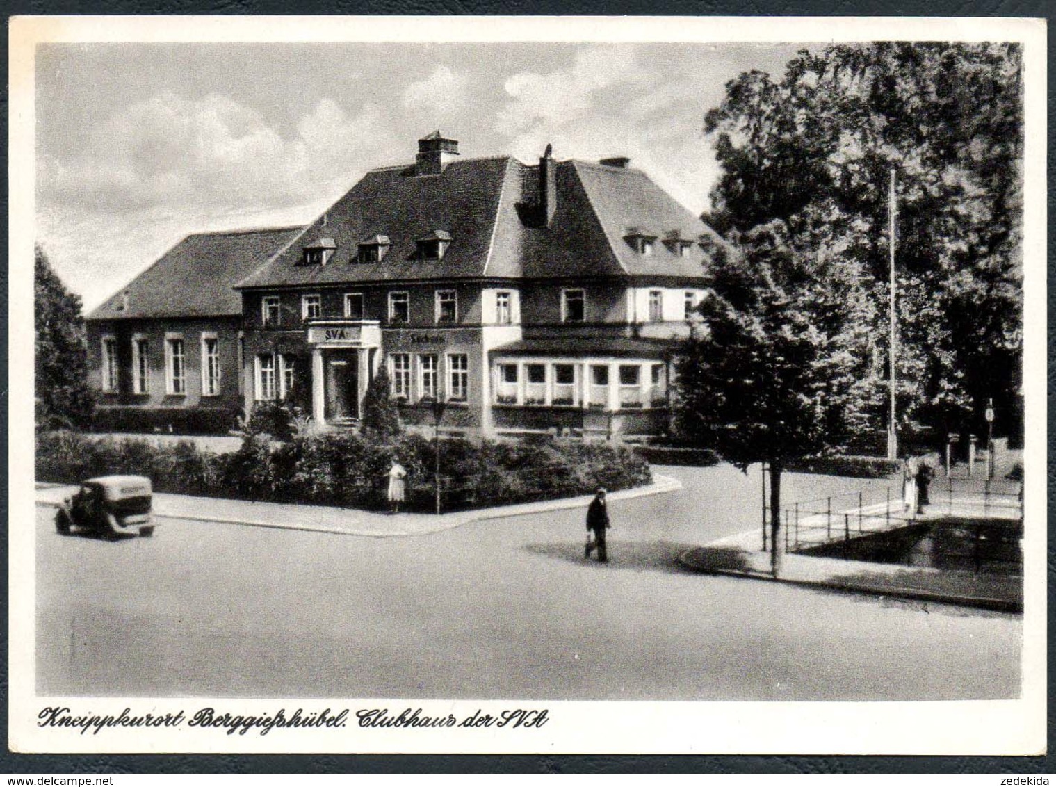 D3147 - Bad Gottleuba Berggießhübel - Clubhaus Der SVA - Bruno Scholz Ebersbach - Bad Gottleuba-Berggiesshuebel