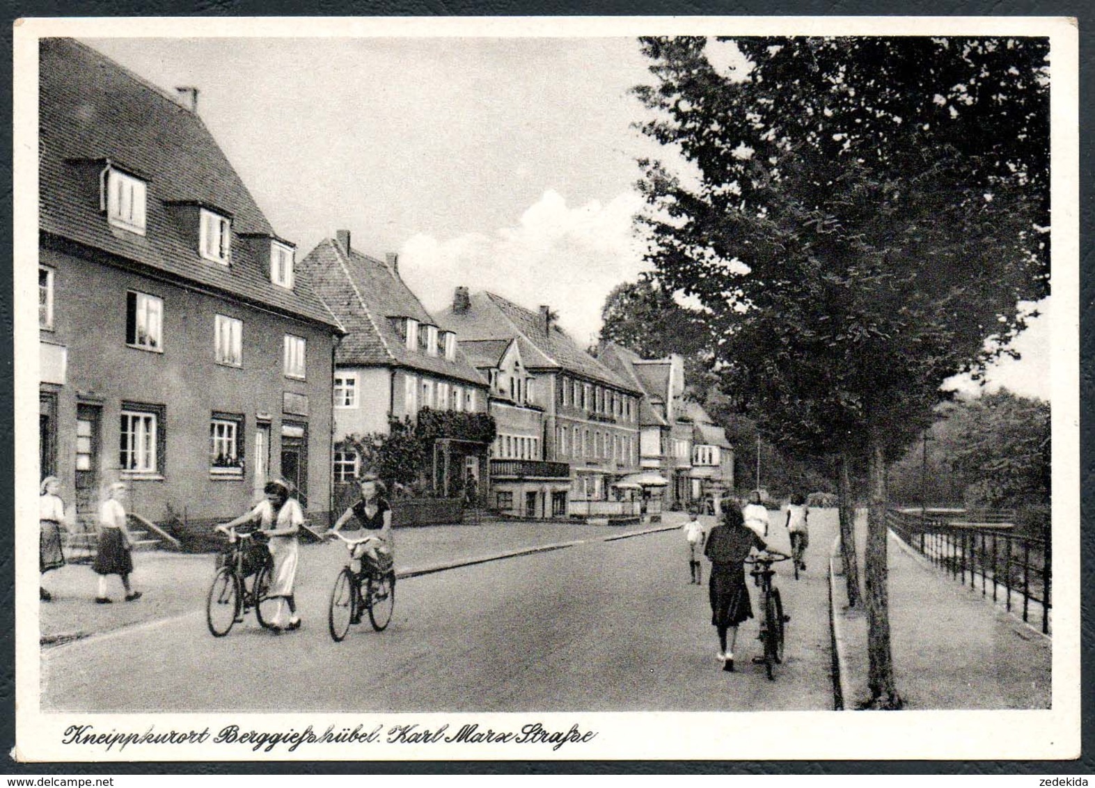 D7260 - Bad Gottleuba Berggießhübel - Karl Marx Straße - Max Smieszalski - Bad Gottleuba-Berggiesshuebel