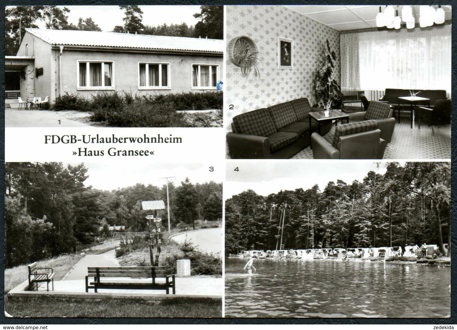 A5518 - Neuglobsow FDGB Heim Haus Gransee - Bild Udn Heimat Reichenbach - Neuglobsow