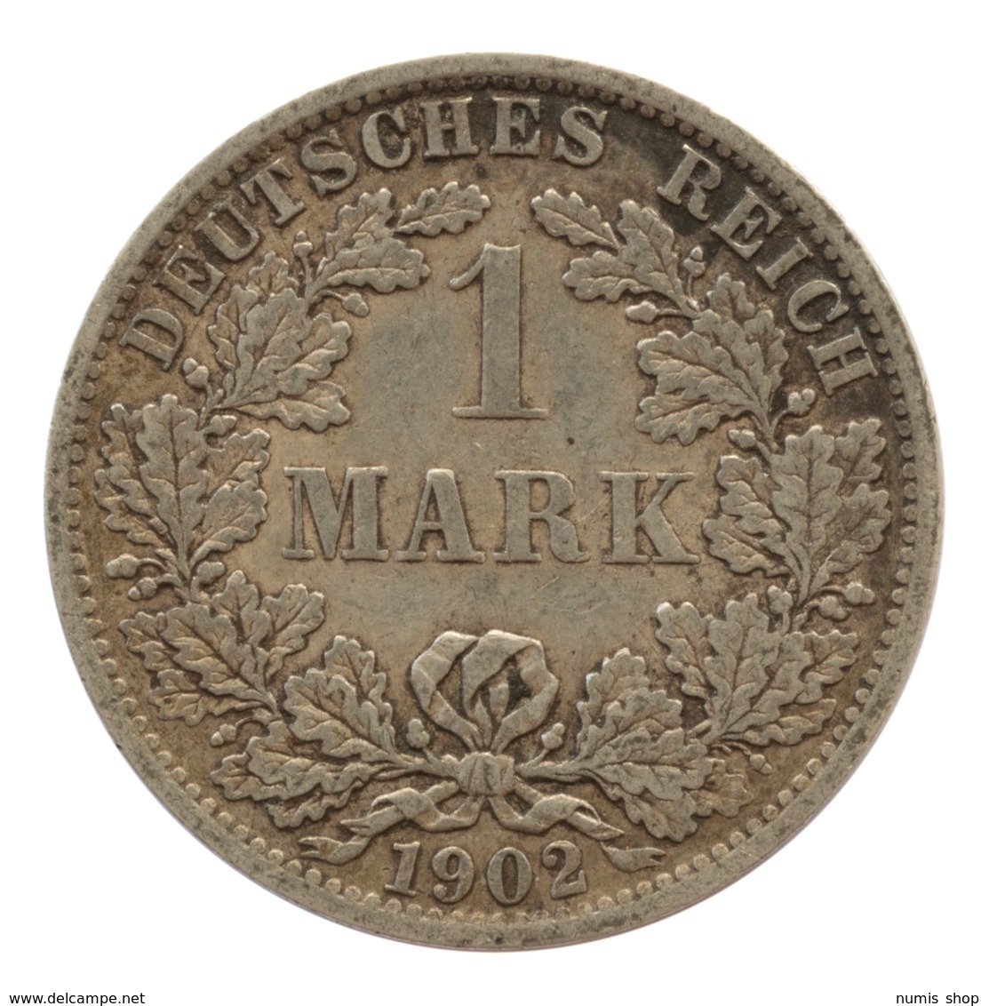 GERMANY - EMPIRE - 1 Mark - 1902 - A - Berlin - Silver - #DE046 - 1 Mark