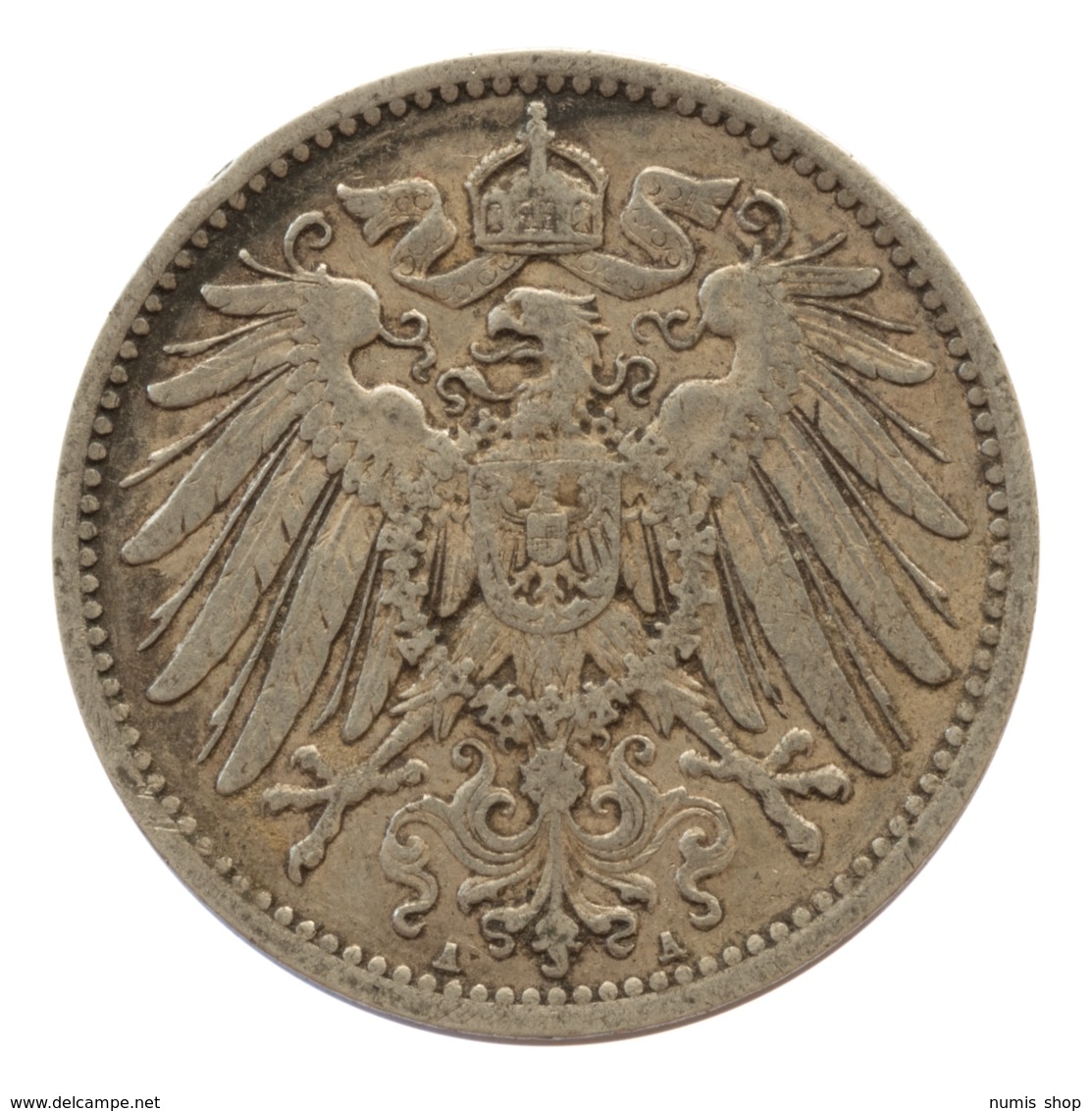 GERMANY - EMPIRE - 1 Mark - 1902 - A - Berlin - Silver - #DE046 - 1 Mark