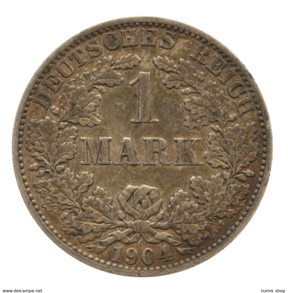 GERMANY - EMPIRE - 1 Mark - 1904 - A - Berlin - Silver - #DE050 - 1 Mark