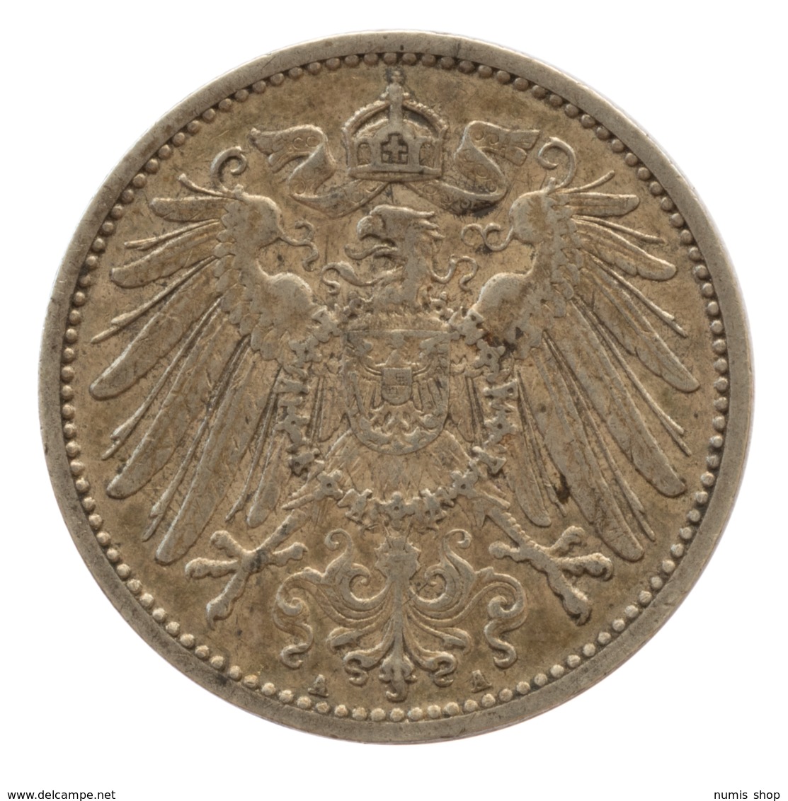GERMANY - EMPIRE - 1 Mark - 1904 - A - Berlin - Silver - #DE050 - 1 Mark