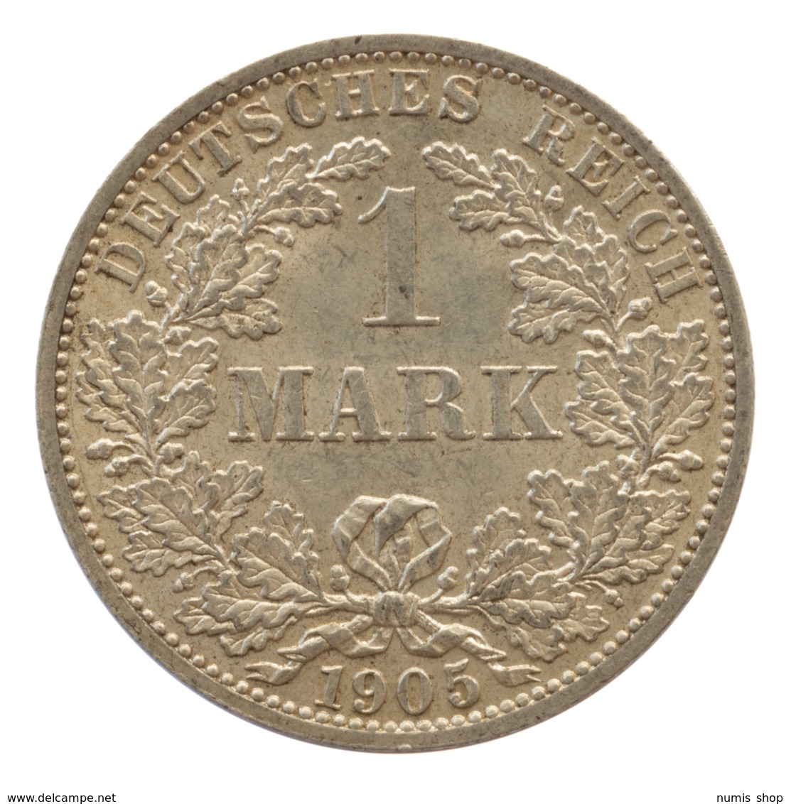 GERMANY - EMPIRE - 1 Mark - 1905 - A - Berlin - Silver - #DE051 - 1 Mark