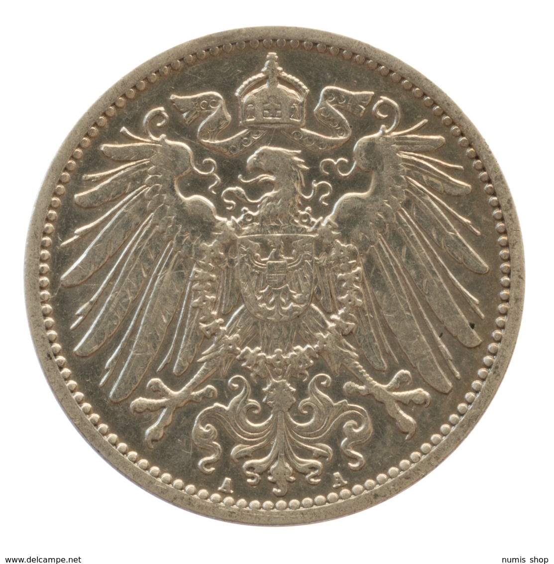 GERMANY - EMPIRE - 1 Mark - 1907 - A - Berlin - Silver - #DE056 - 1 Mark