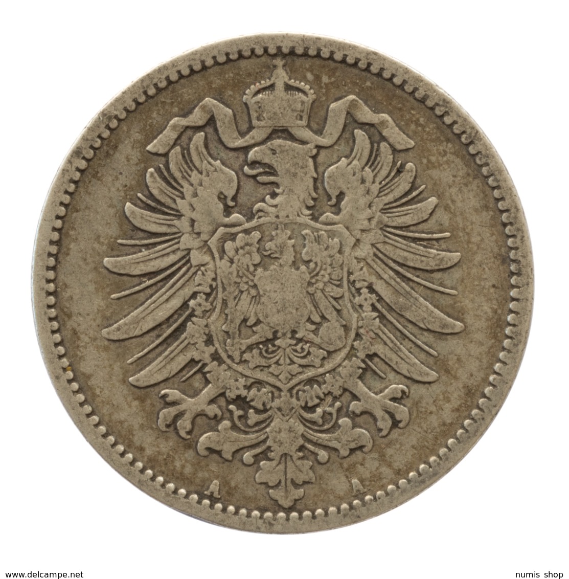 GERMANY - EMPIRE - 1 Mark - 1881 - A - Berlin - Silver - #DE090 - 1 Mark