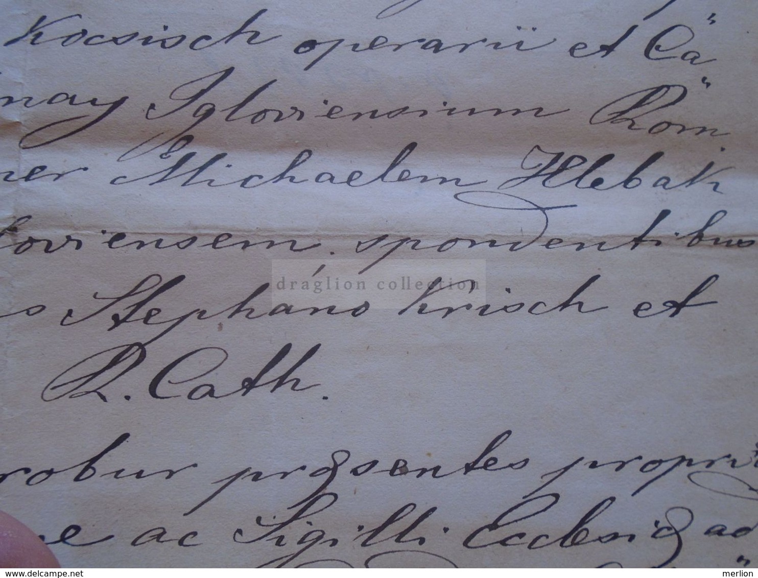 ZA297.14  Old Document  Igló  Spišská Nová Ves - Slovakia - Franciscus Kocsisch -Catharina Hischnay 1869 - Verloving