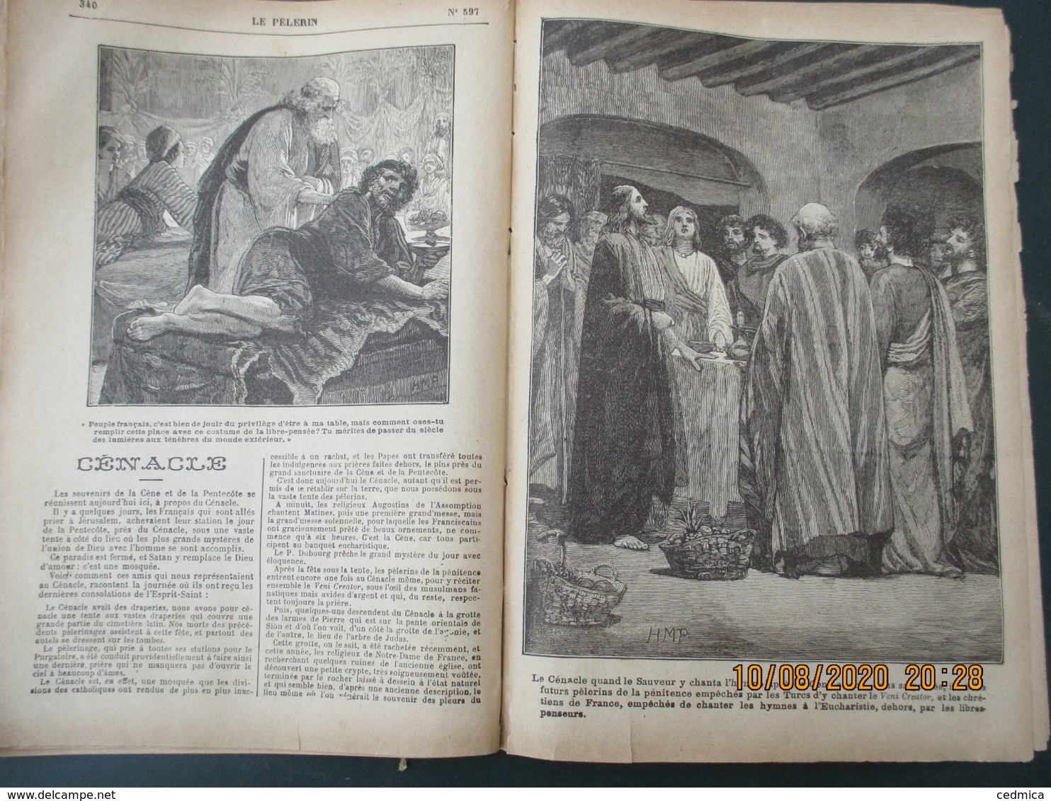 LE PELERIN DU 11 JUIN 1888 POLITIQUE,ECHOS DE TERRE-SAINTE,CENACLE,LA CROIX MIRACULEUSE D'ASSCHE....... - Magazines - Before 1900