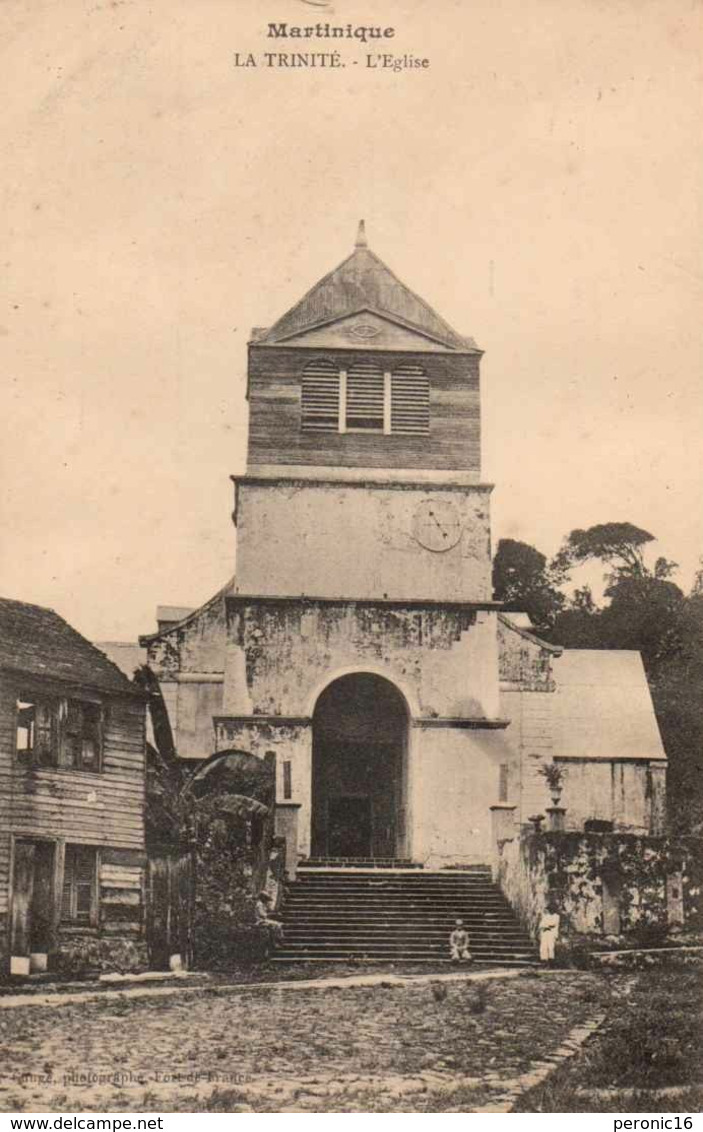 MARTINIQUE : LA TRINITE : L'Eglise - La Trinite