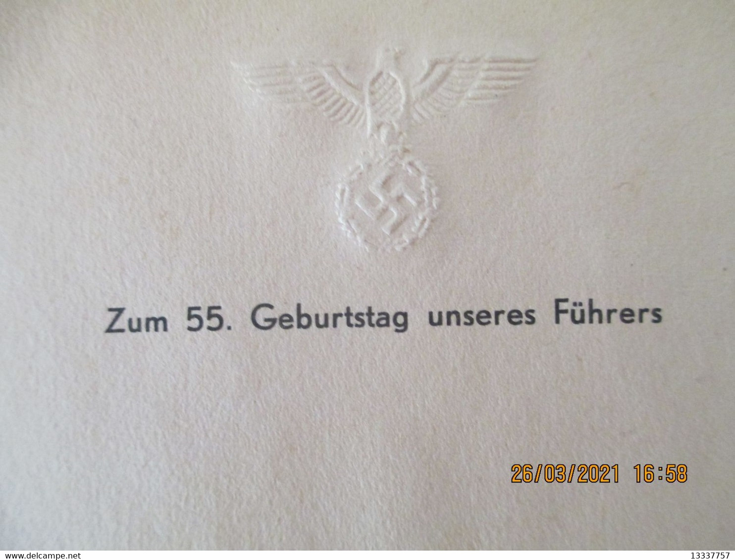 Hitlers Memoiren.:,Eltern,Geburtshaus in Braunau,Friedhof Leonding. Großdeutschland Sammelbilder 6,3x4,3 cm lesen RR