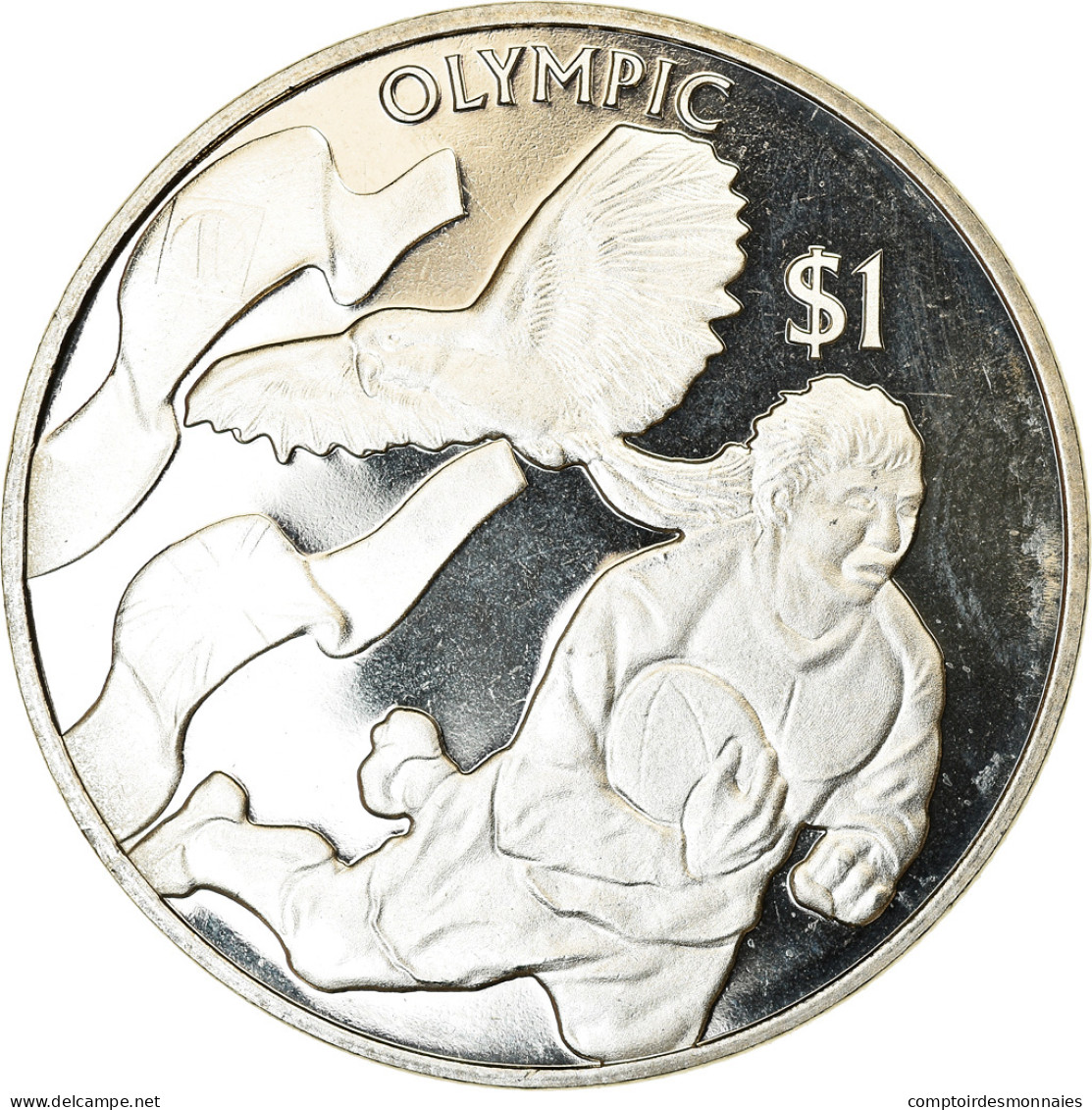 Monnaie, BRITISH VIRGIN ISLANDS, Dollar, 2016, Franklin Mint, Rugby, SPL - Isole Vergini Britanniche