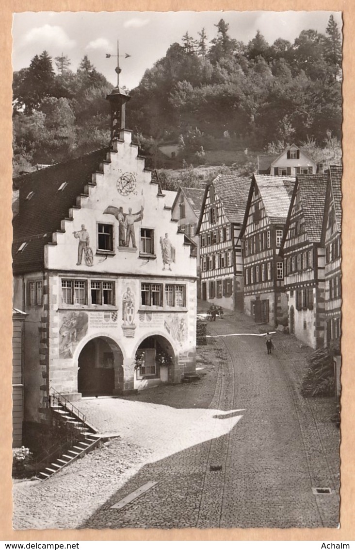 Schiltach Im Schwarzwald - Marktplatz Mit Rathaus - Schiltach