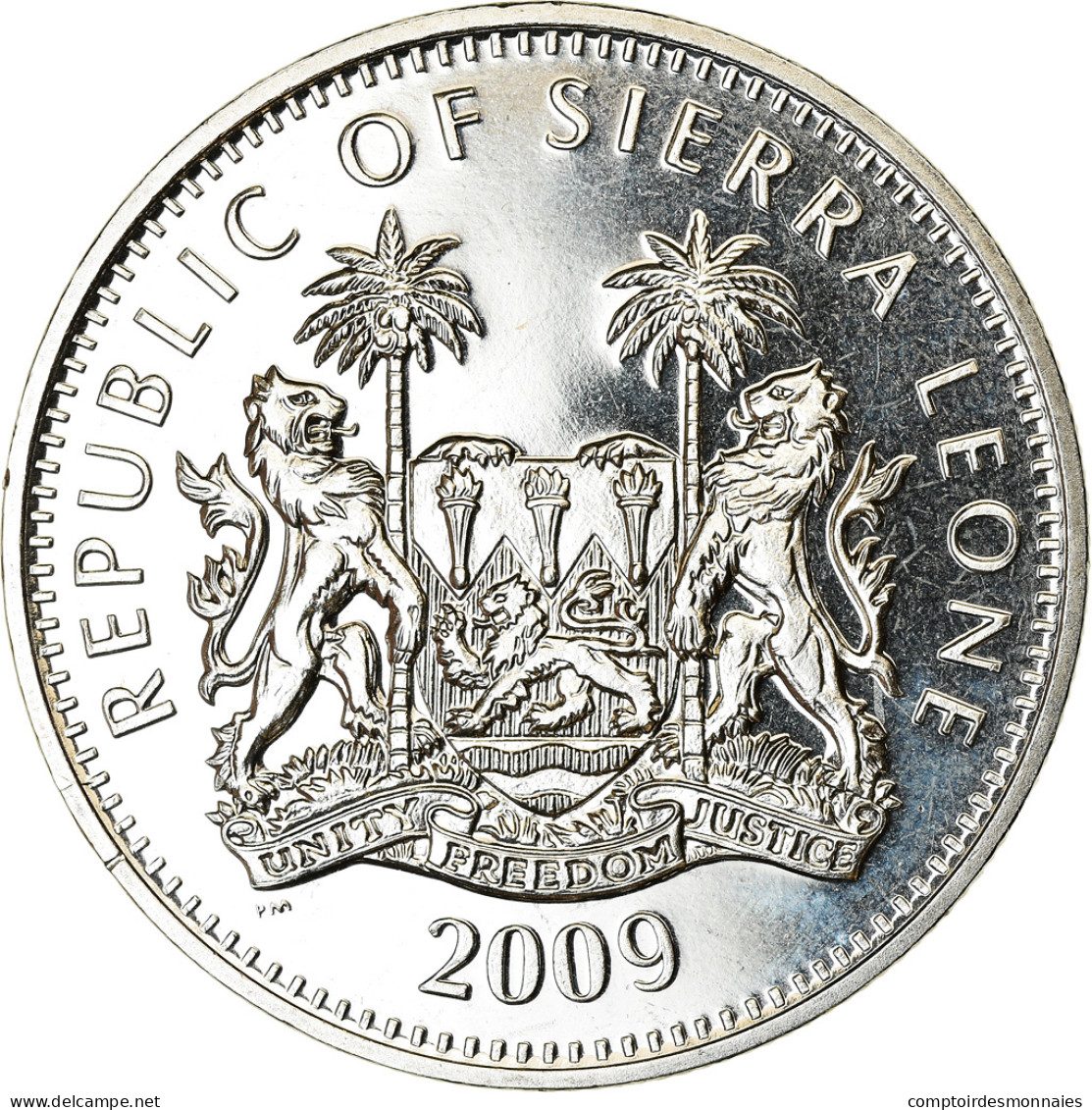 Monnaie, Sierra Leone, Dollar, 2009, British Royal Mint, Jeux Olympiques De - Sierra Leone