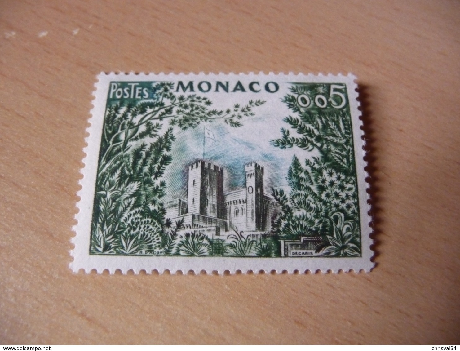 TIMBRE  DE  MONACO       ANNÉE   1960      N  538          COTE  0,80  EUROS    NEUF  SANS   CHARNIÈRE - Neufs