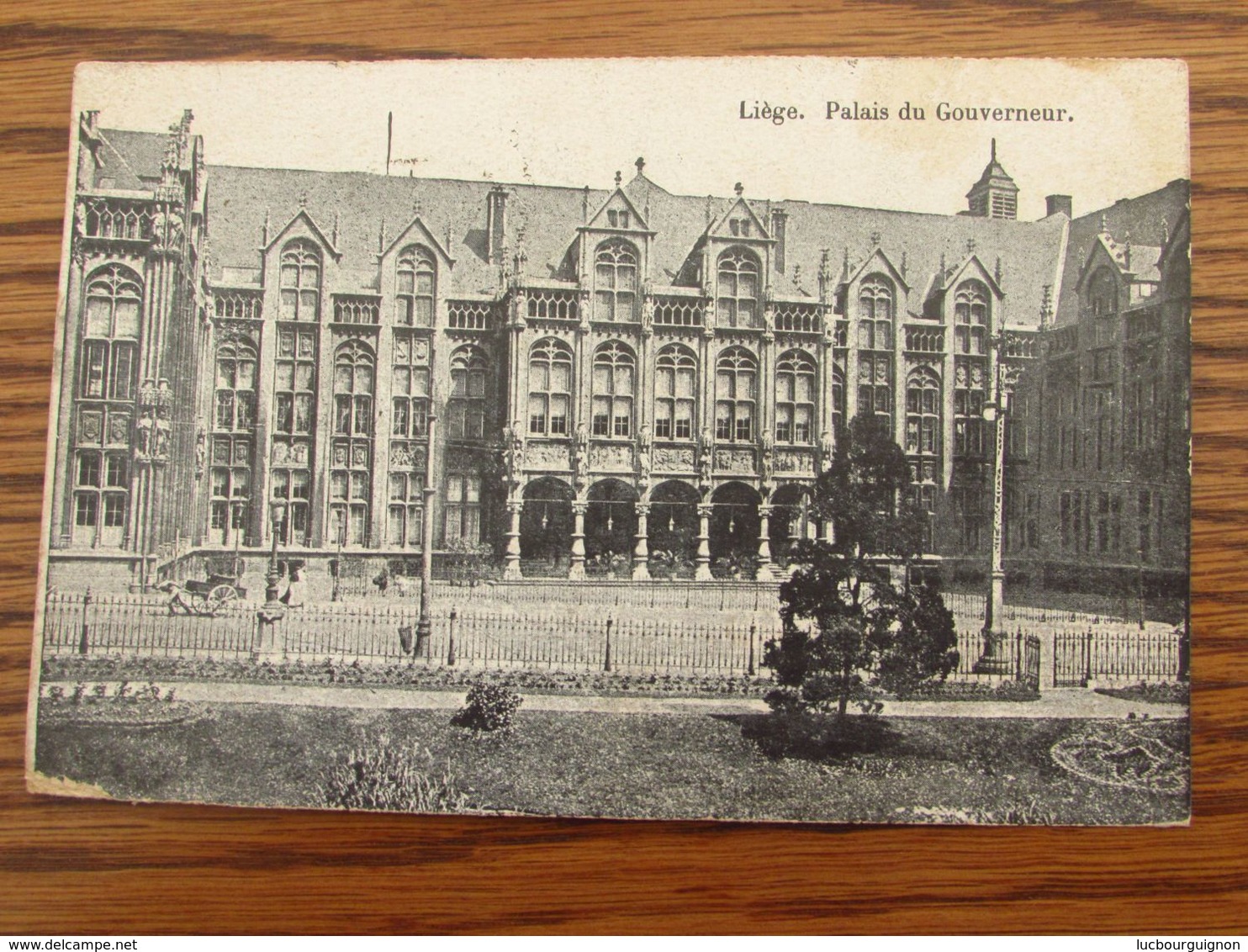 1918-19: Carte Vue De Liège En S.M. Oblitérée P.M.B. N° 6 Pour Le CACHET DE FORTUNE TELEGRAPHIQUE De FELUY-ARQUENNES - Fortune Cancels (1919)
