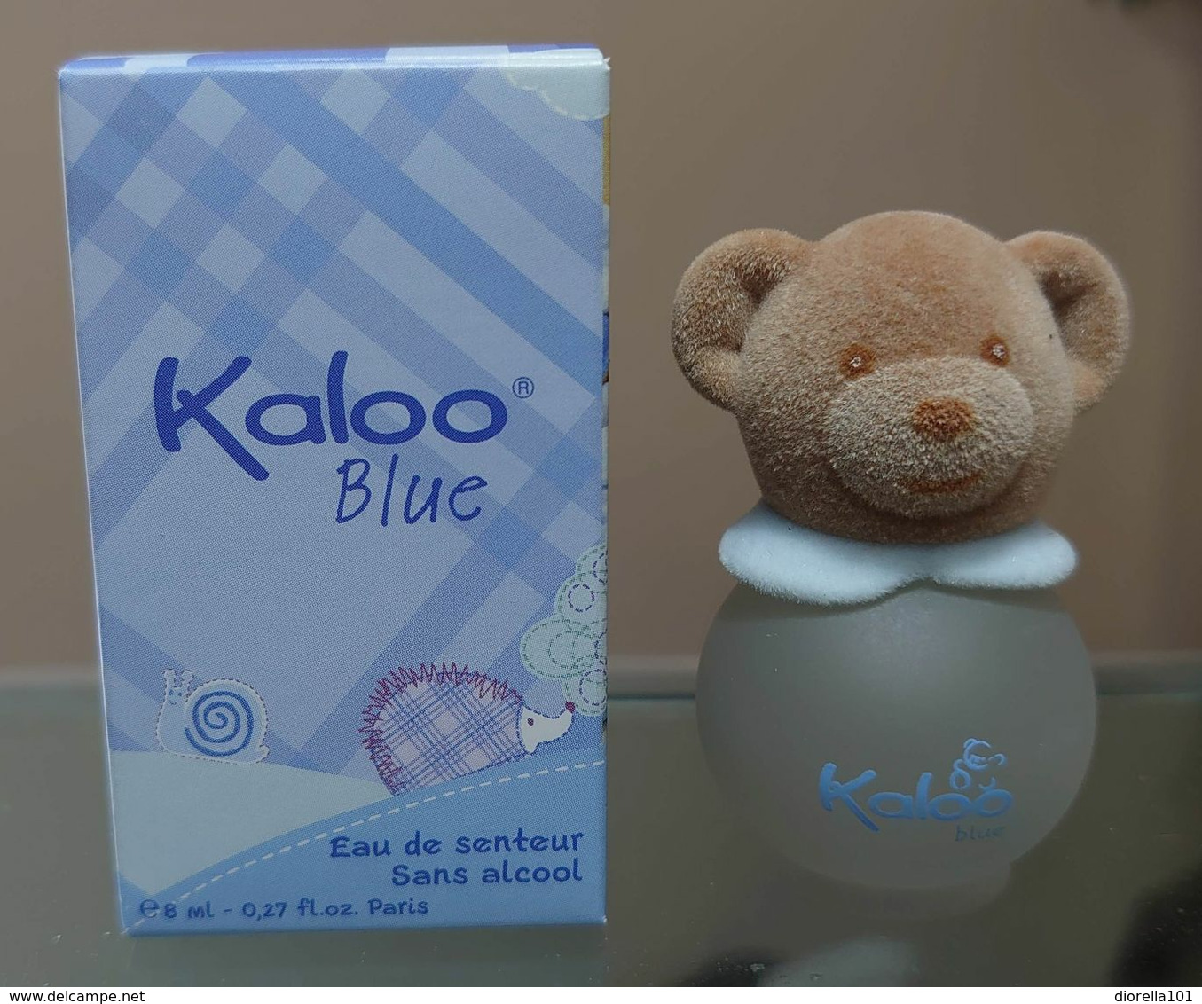 BLUE - EDS Sans Alcool 8 ML De KALOO - Miniaturen Damendüfte (mit Verpackung)