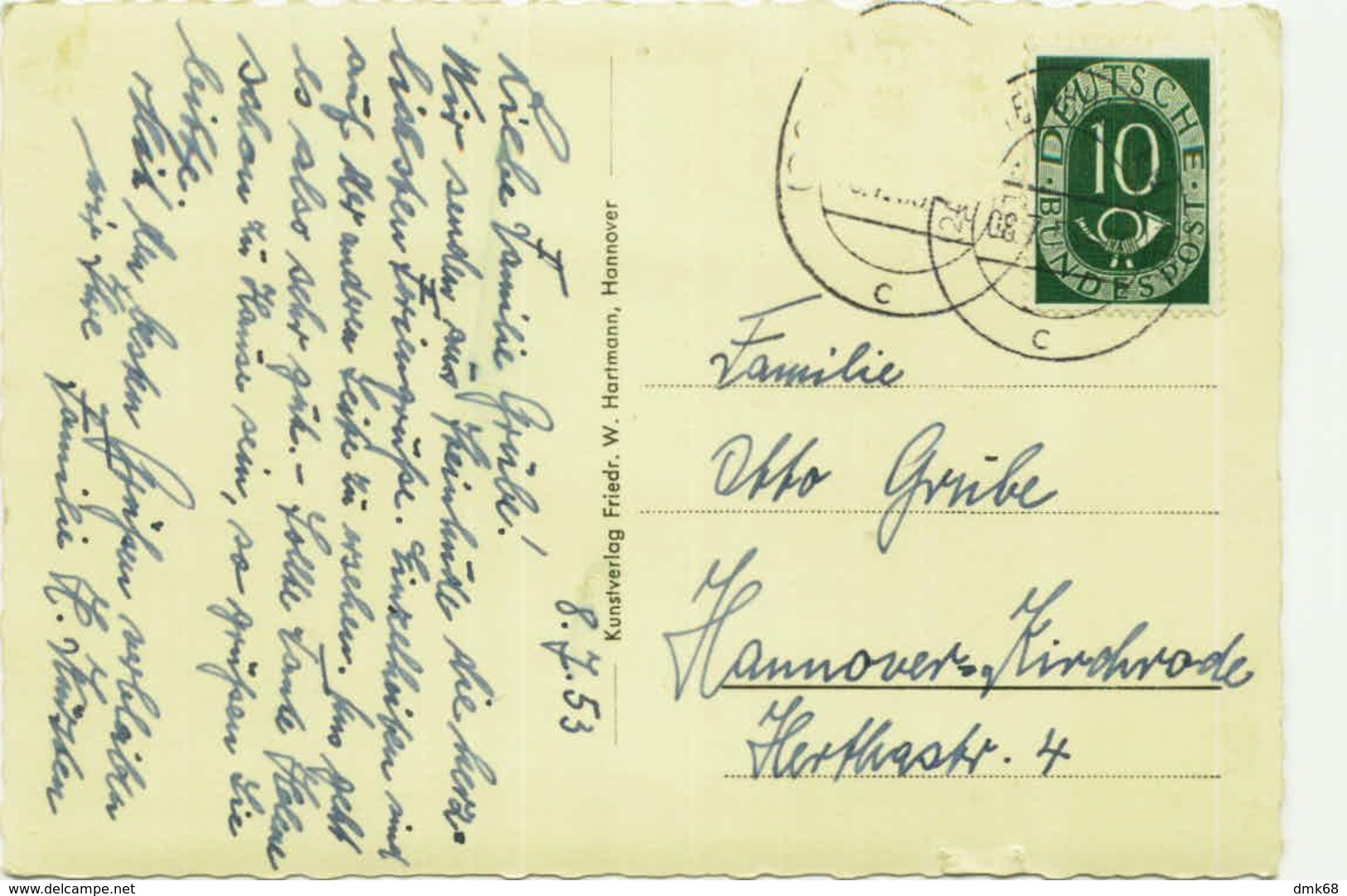 AK GERMANY - STEINHUDE AM MEER - VERLAG FRIEDR. W. HARTMANN - 1950s (BG9575) - Steinhude