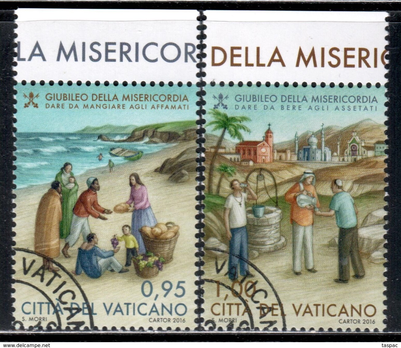 Vatican 2016 Mi# 1867-1868 Used - Jubilee Of Mercy (II) - Used Stamps