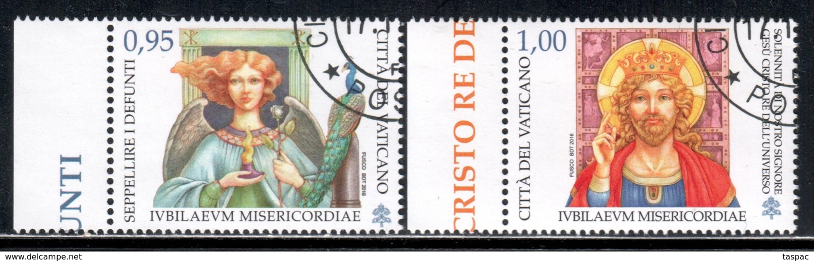 Vatican 2016 Mi# 1883-1884 Used - Jubilee Of Mercy (V) - Usados