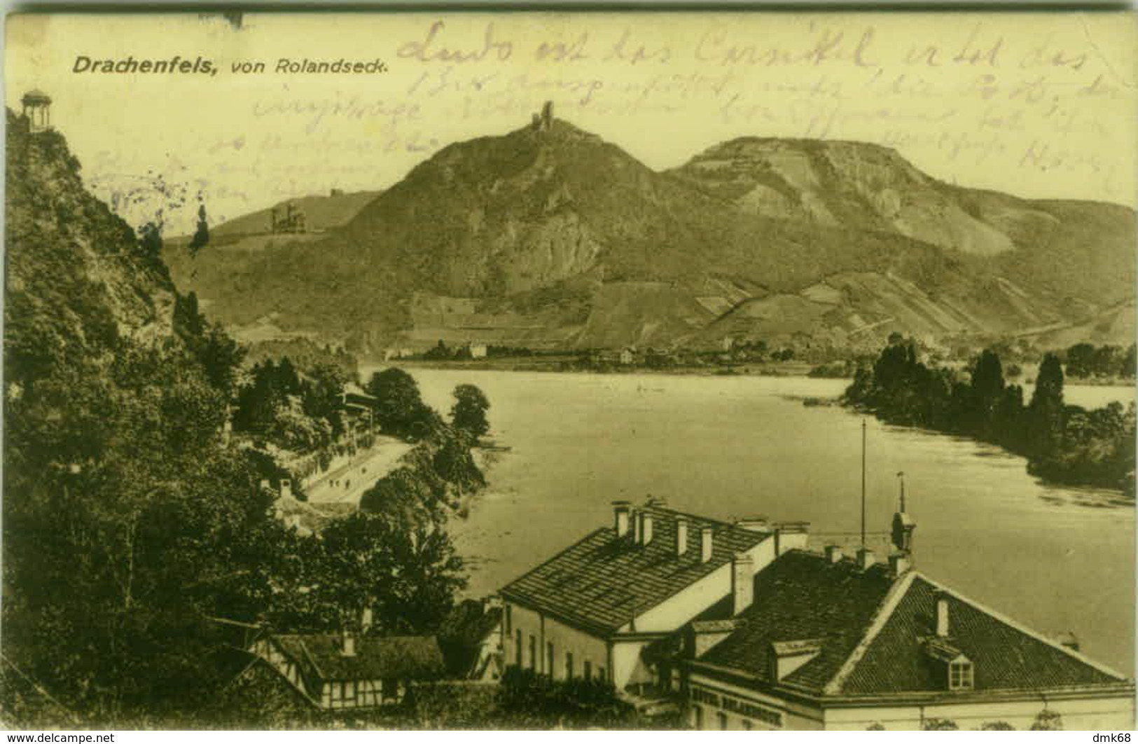 AK GERMANY - DRACHENFELS - VON ROLANDSECK - EDIT OTTMAR ZIEHER  - 1900s (BG9598) - Drachenfels