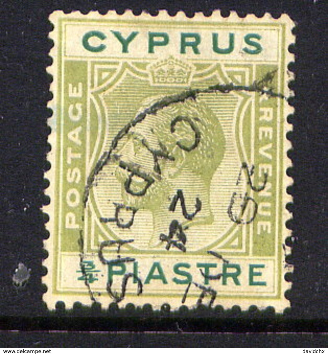 CYPRUS, NO. 92c, WMK 4 / SEE NOTE - Cipro (...-1960)