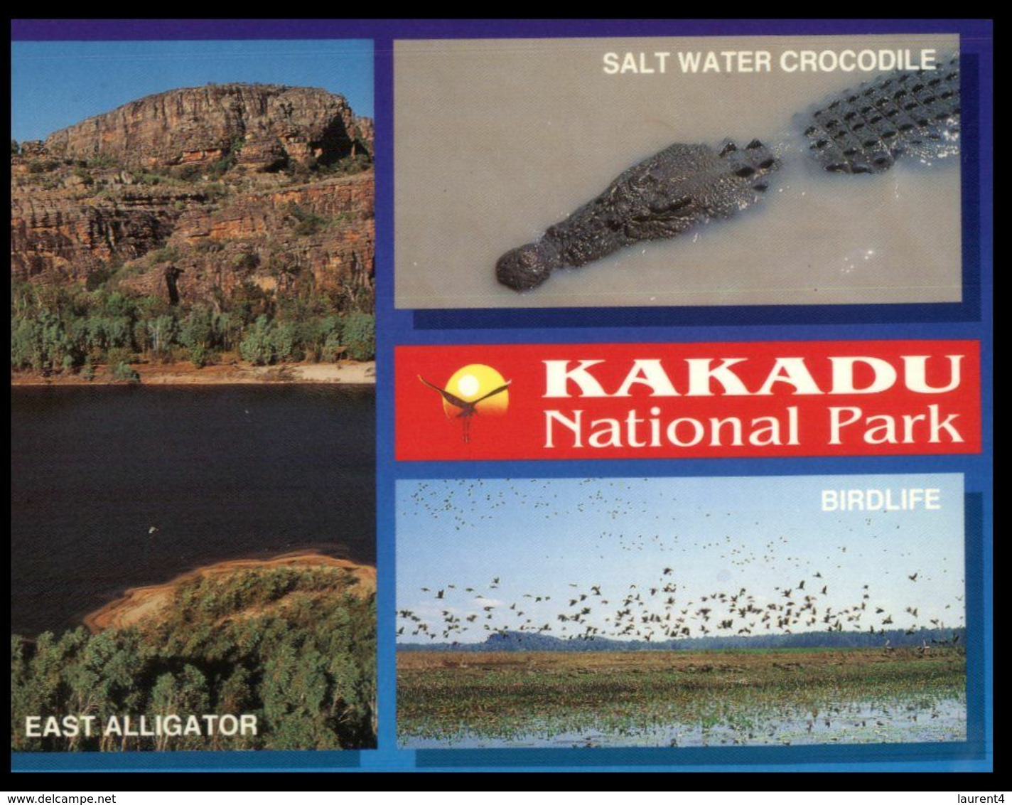 (I 11) Australia - NT - Kakadu NP (wiht Crocdile) With Stamp - Kakadu