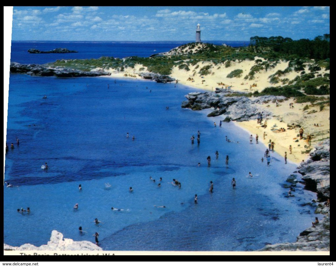 (I 11) Australia - WA - Rottnest Island Basin (W1A) With Lighthouse - Perth