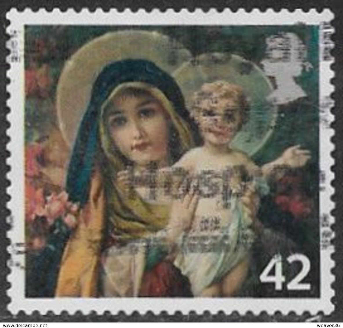 GB SG2584 2005 Christmas 42p Good/fine Used [5/5427/25M] - Used Stamps