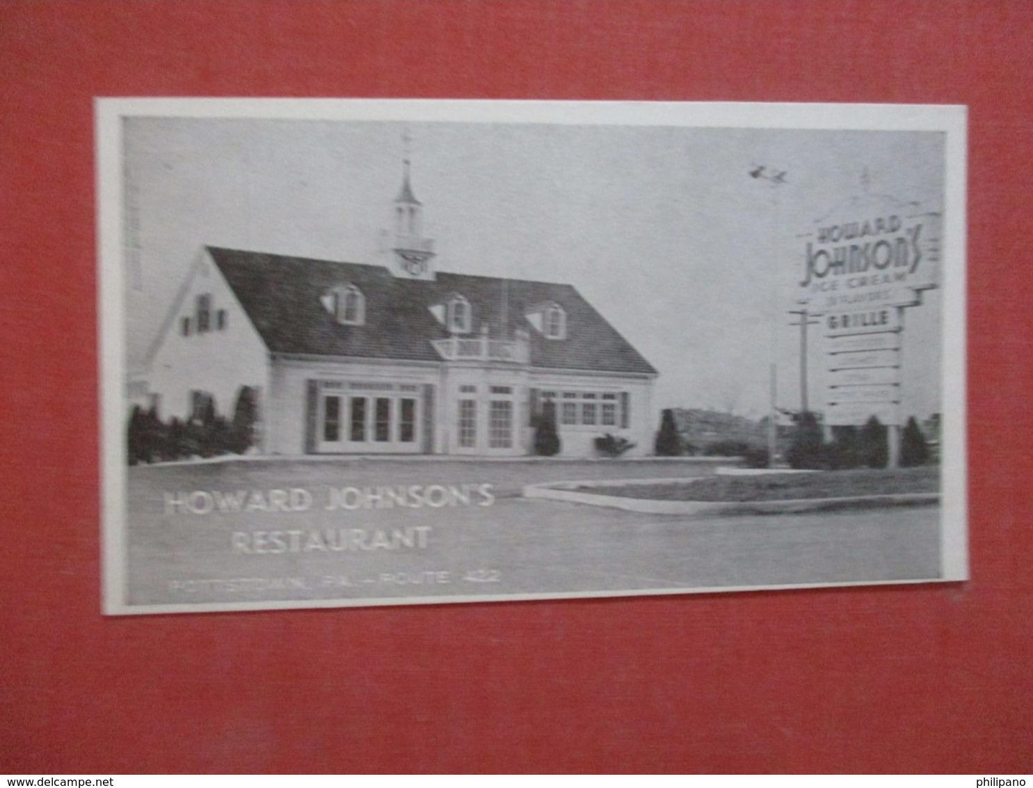 Howard Johnson's Restaurant  Pottstown  Pennsylvania   Ref 4290 - Other & Unclassified