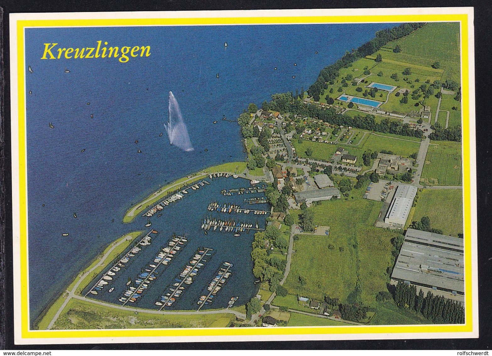 Kreuzlingen Am Bodensee Hafen, Luftaufnahme - Non Classés