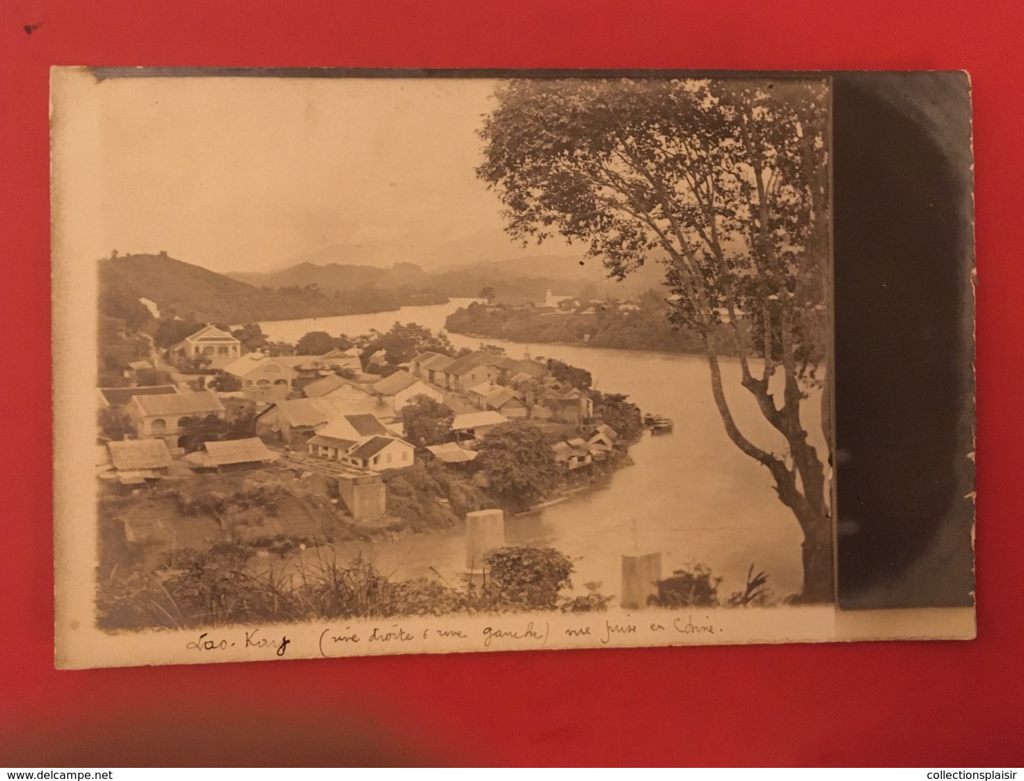 CPA PHOTO TONKIN 1900 LAO KAY VUE PRISE EN CHINE - Vietnam