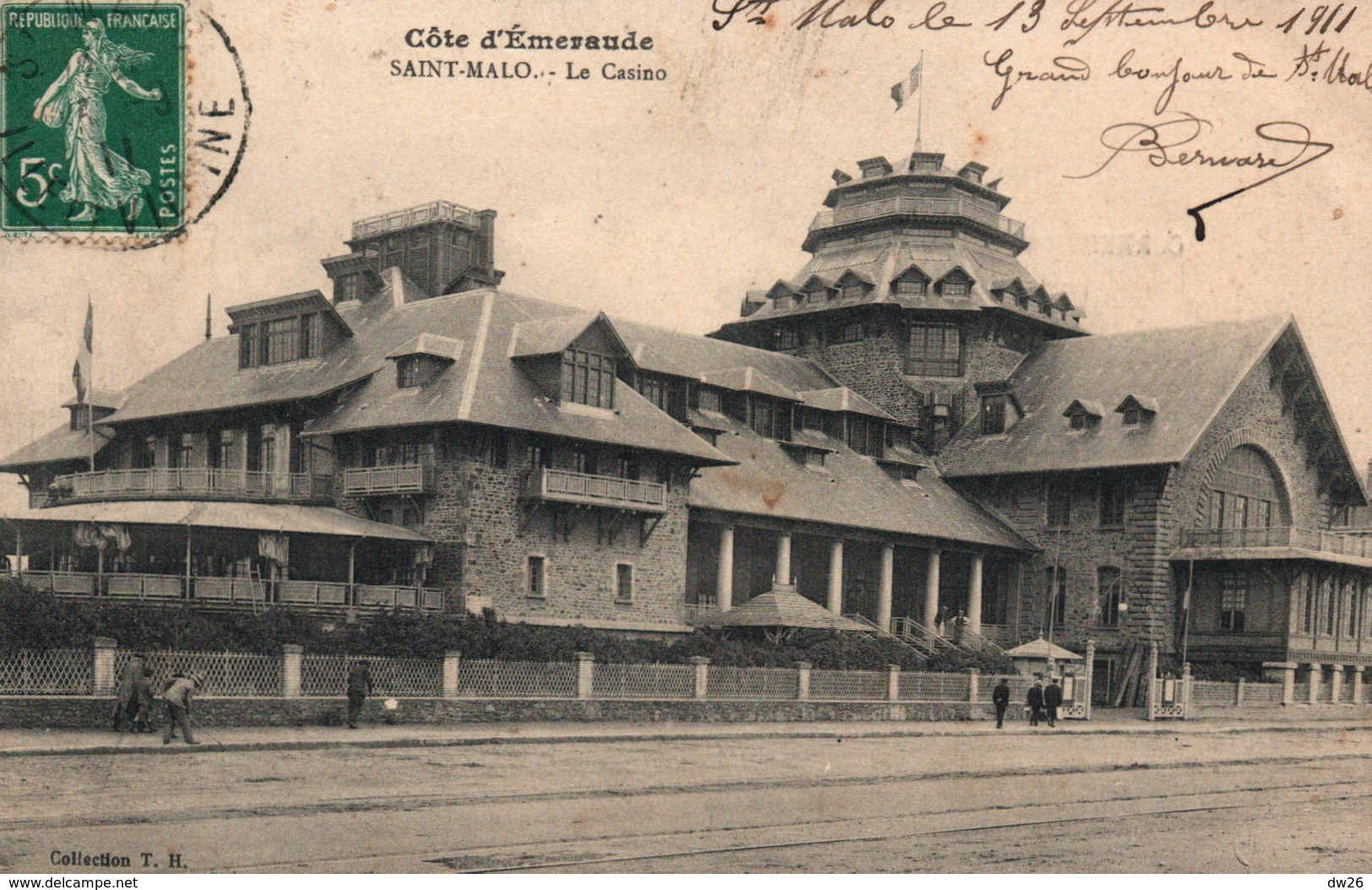 Saint-Malo - Le Casino Municipal (Côte D'Emeraude) Collection T.H. - Casinos