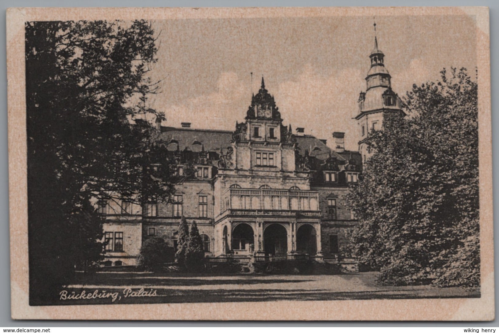 Bückeburg - S/w Palais - Bückeburg