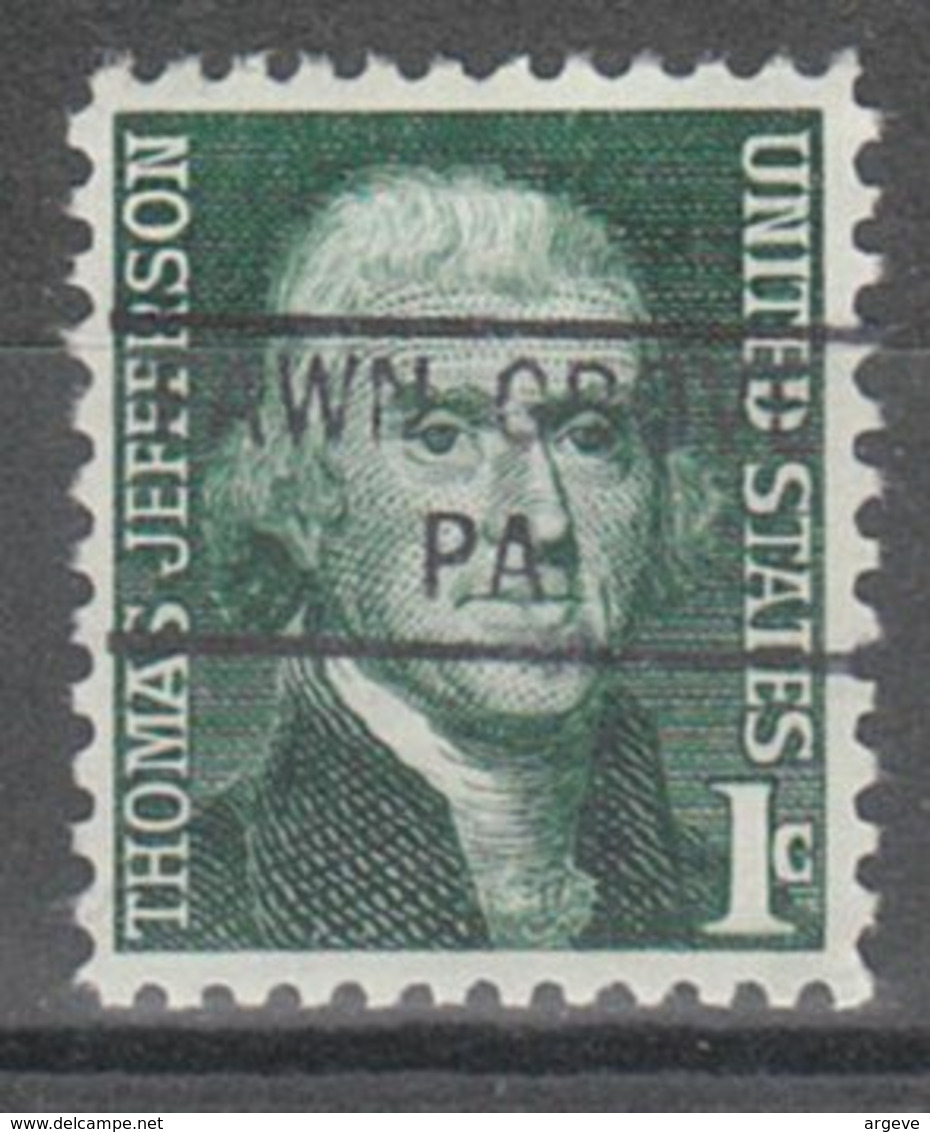 USA Precancel Vorausentwertung Preo, Locals Pennsylvania, Fawn Grove 841 - Precancels