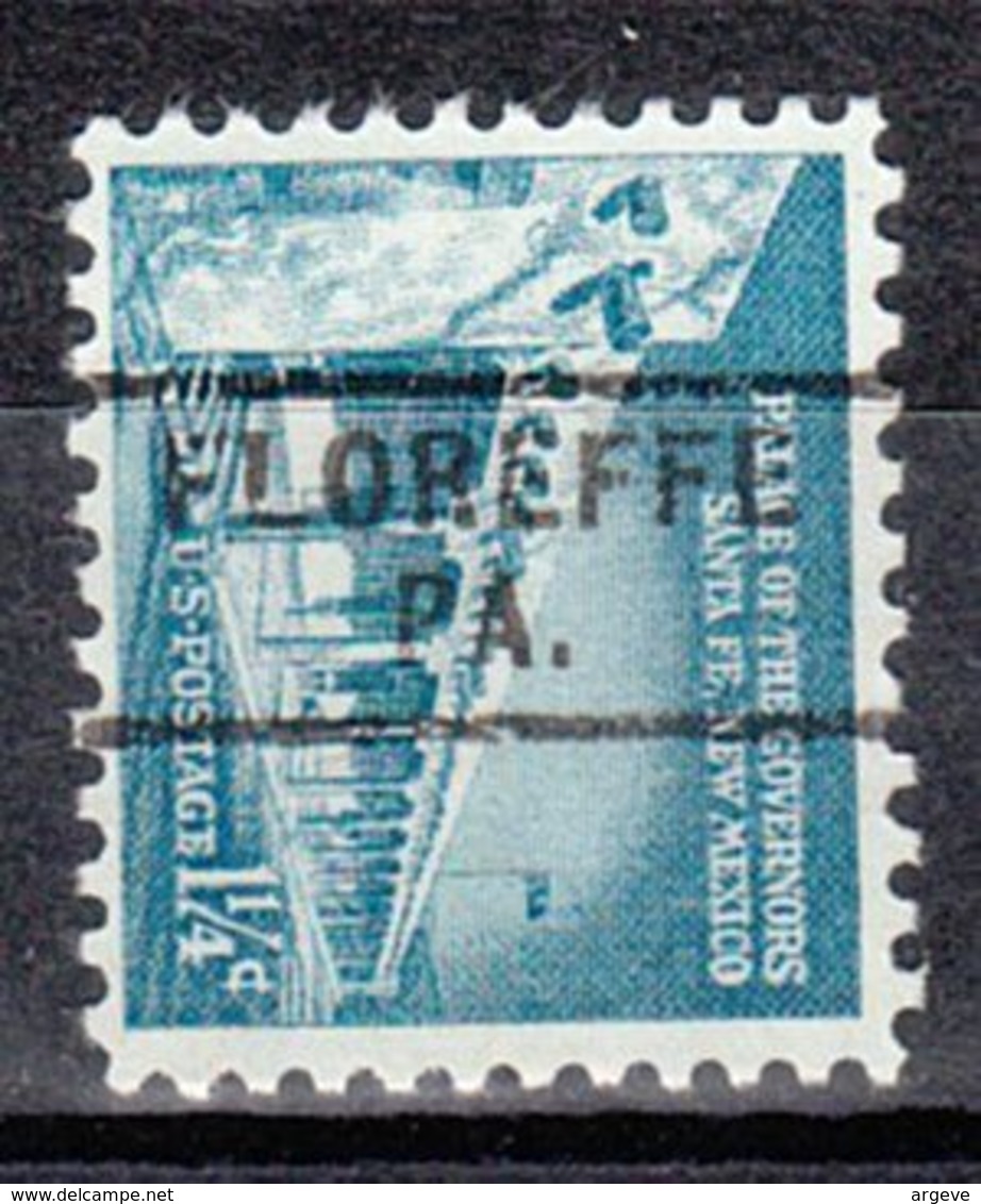 USA Precancel Vorausentwertung Preo, Locals Pennsylvania, Floreffe 729 - Precancels