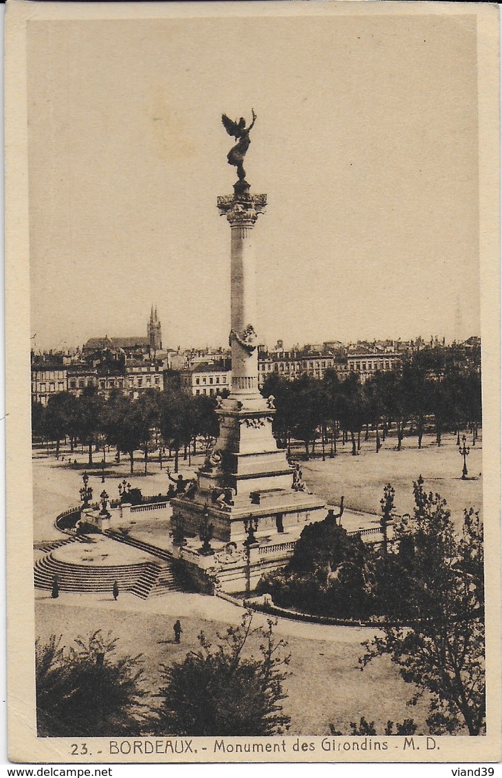 Bordeaux -  Monument Des Girondins - Bordeaux