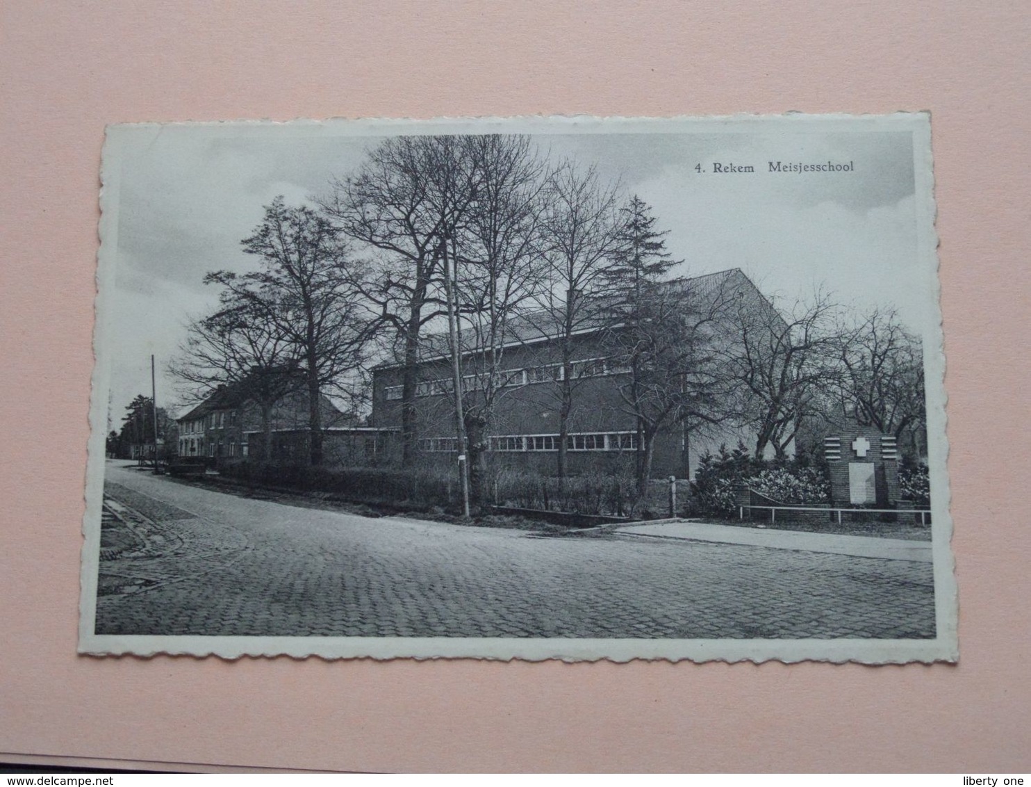 REKEM > MEISJESSCHOOL ( N° 4 - H. R. T. 2351 ) Zie Foto's / Anno 19?? ! - Lanaken