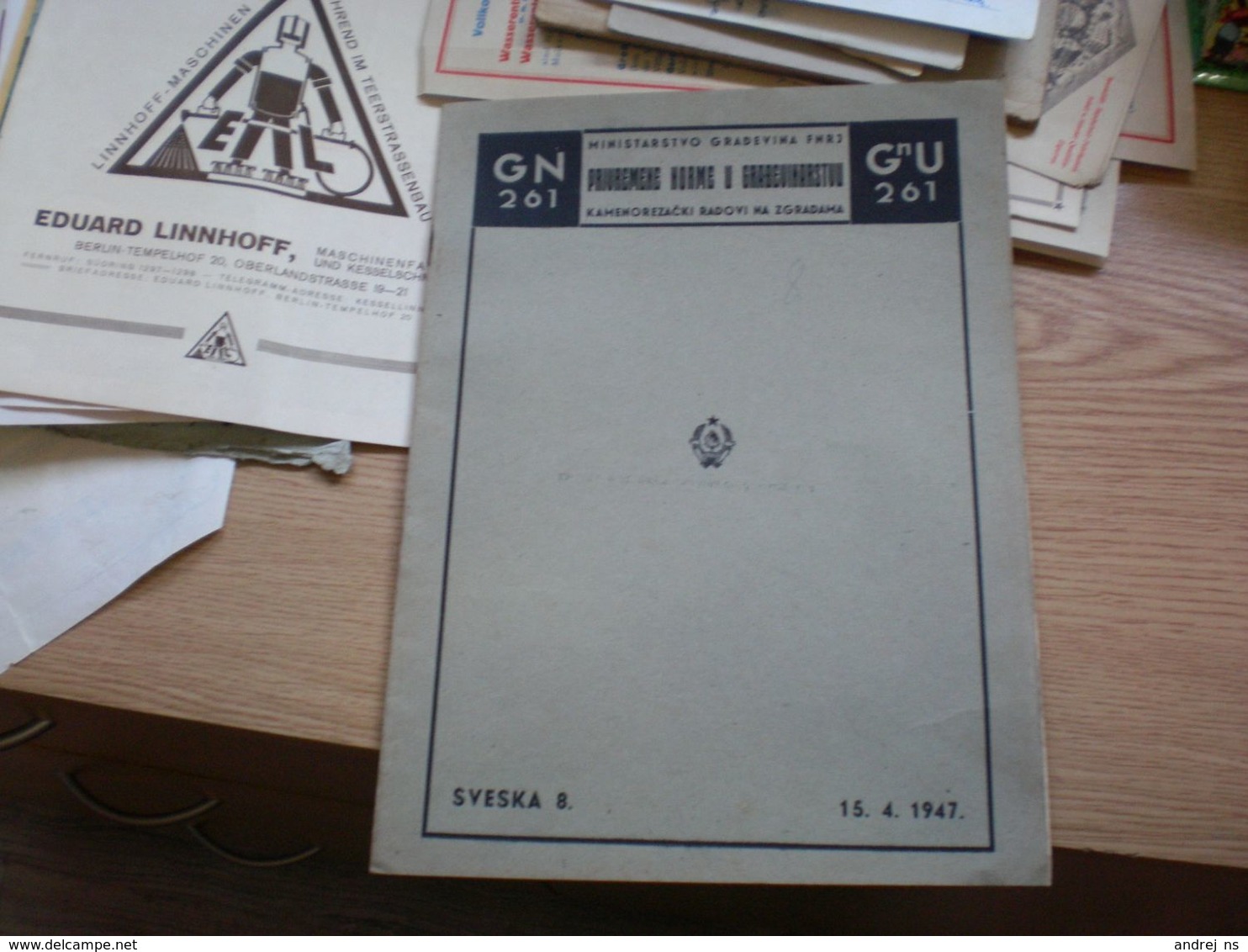 Privremene Norme U Gradjevinstvu Kamenorezacki Radovi Na Zgradama Temporary Norms In Construction Stone Cutting Works On - Scandinavian Languages