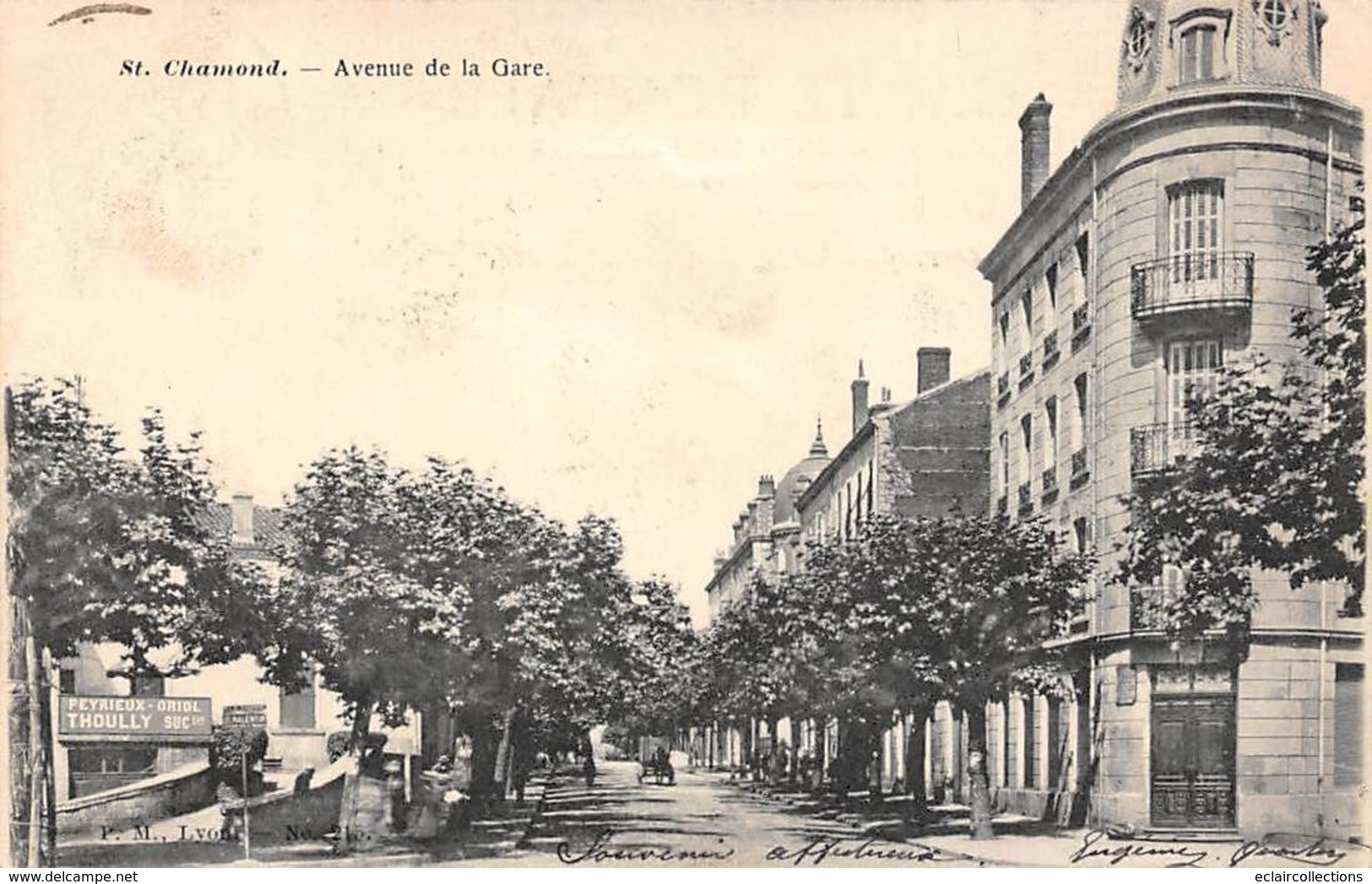 Saint Chamond       42       Avenue De La Gare .     (voir Scan) - Saint Chamond