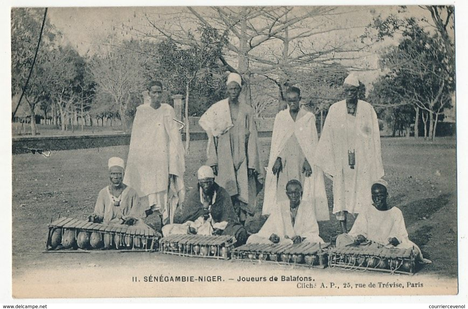 CPA - SÉNÉGAMBIE - NIGER -  Joueurs De Balafons - Níger