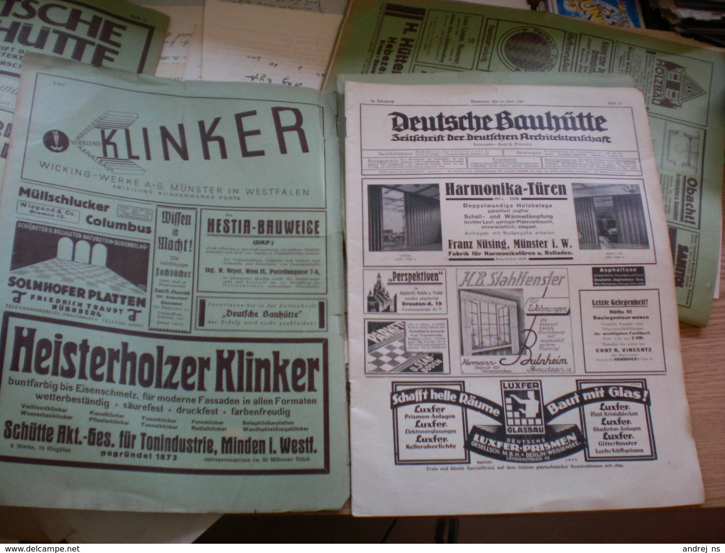 Deutsche Bauhutte Hannover  Zeit Der Deutschen Architektenschaft Curt R Vincentz Hanoverische Verlagsanstalt 1930 - Sonstige & Ohne Zuordnung