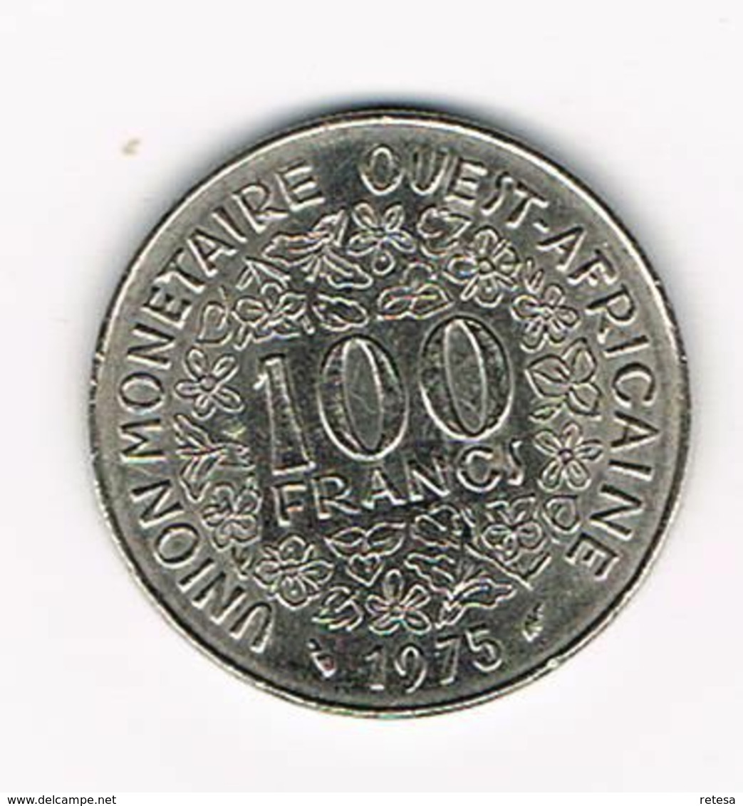 ***  WEST AFRICAN STATES  100 FRANCS  1975 - Centraal-Afrikaanse Republiek