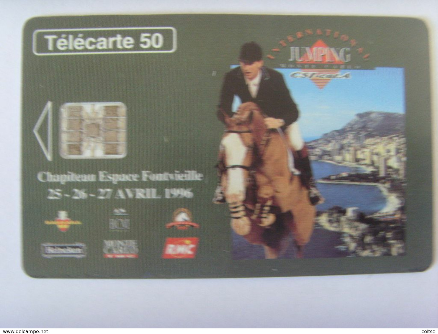 TC42- Télécarte De Monaco Thème Hippisme, 1996, Tirage 52 500 Ex, Utilisée - Monaco