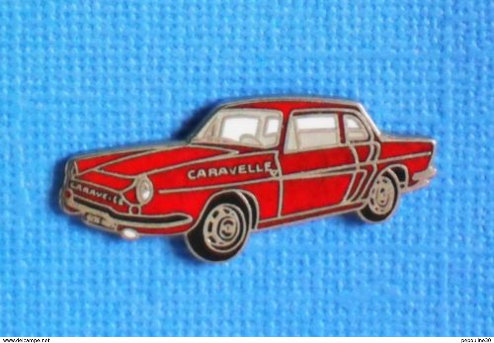 1 PIN'S //  ** RENAULT / CARAVELLE 5CV / 1963 ** . (J.Y. Ségalen Collection) - Renault