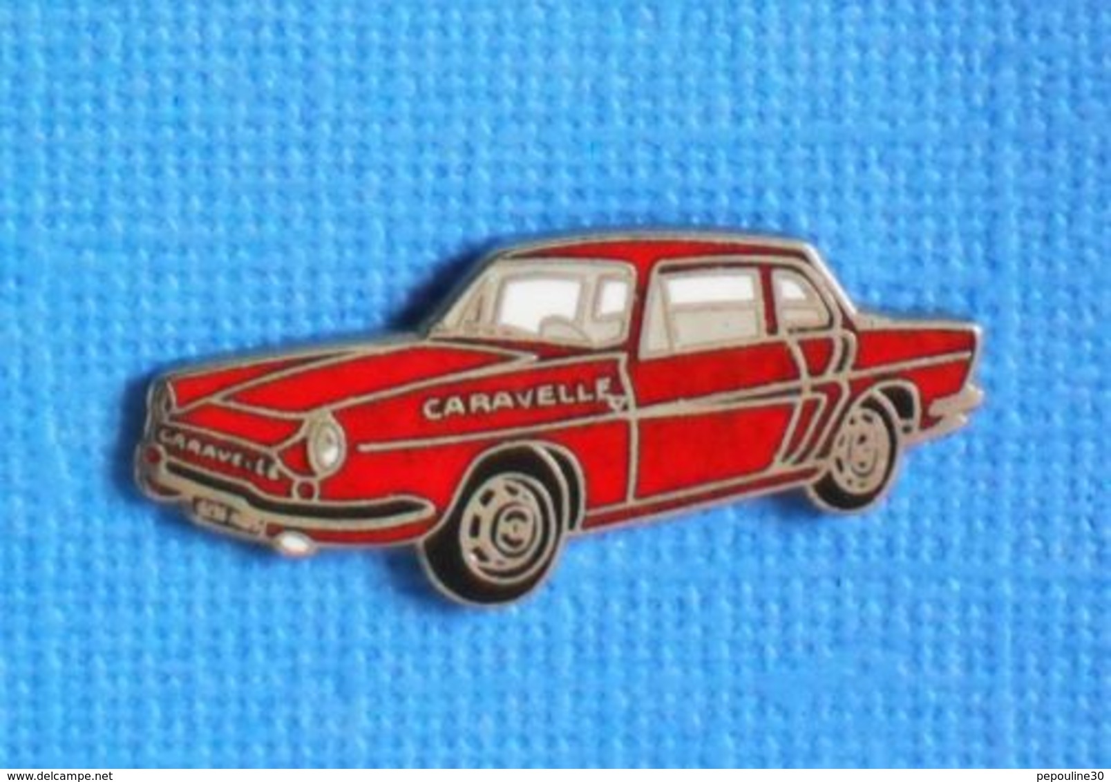 1 PIN'S //  ** RENAULT / CARAVELLE 5CV / 1963 ** . (J.Y. Ségalen Collection) - Renault