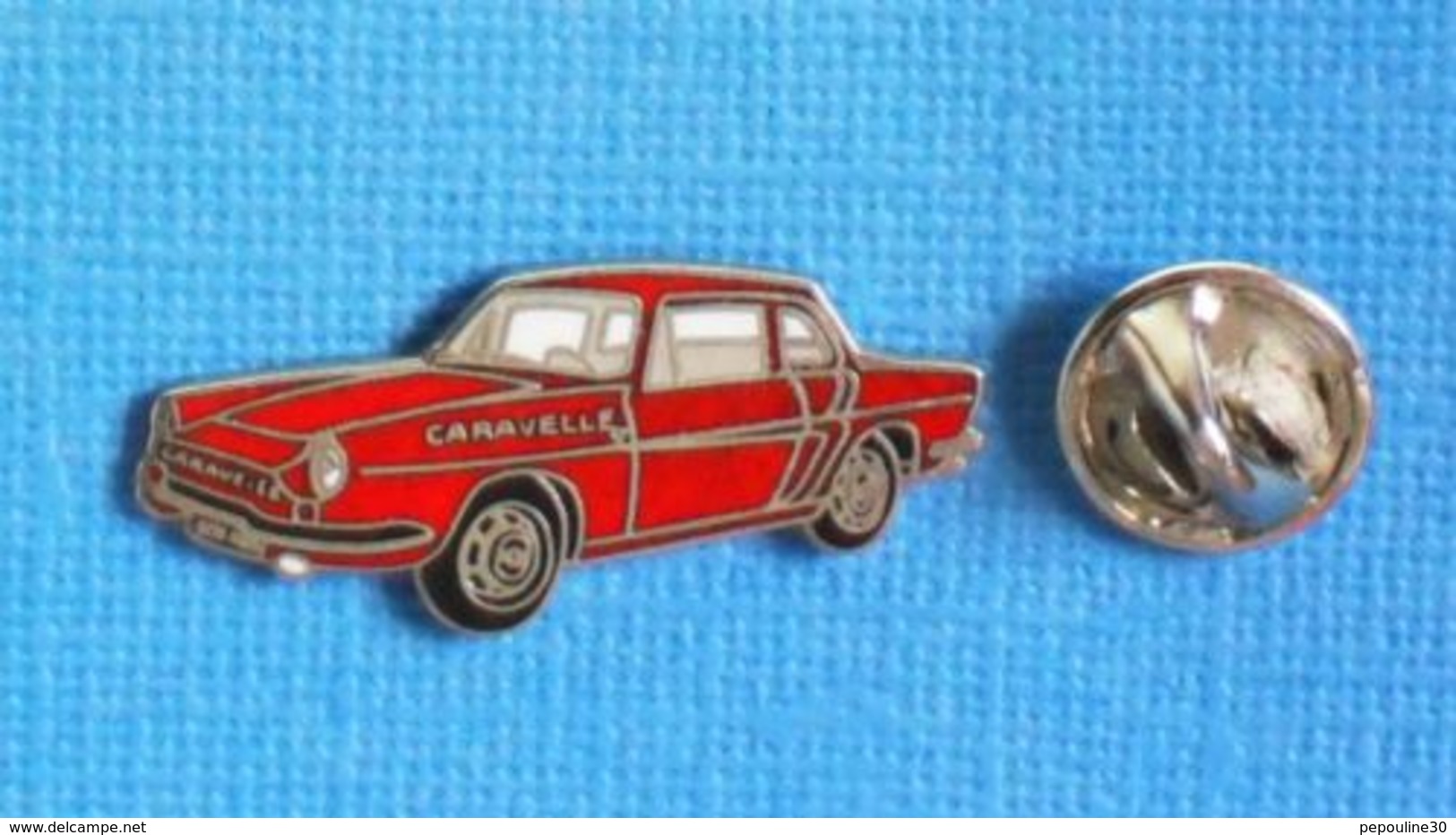 1 PIN'S //  ** RENAULT / CARAVELLE 5CV / 1963 ** . (J.Y. Ségalen Collection) - Renault